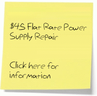 $45 flat rate power supply repair